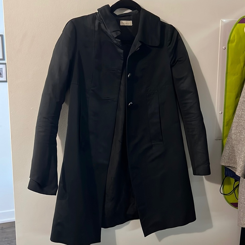 Pinko Black Rain Jacket